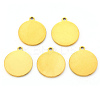PVD Vacuum Plating 304 Stainless Steel Pendants LS-STAS-N092-23B-G-1