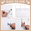 2Pcs 2 Styles Felt Large Capacity Hair Clips Storage Hangers AJEW-ME0003-34B-3