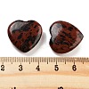 Heart Natural Mahogany Obsidian Palm Stones G-C134-06A-24-3