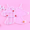 8 Grids Unicorn Shape Plastic Organizer Boxes ANIM-PW0001-114-2