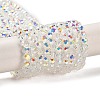 Electroplate Glass Beads Strands EGLA-D030-13-1