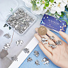 56Pcs 4 Styles Alloy Pendants FIND-SC0007-96-3