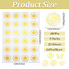 20 Sheets 5 Styles Gold Foil Self-adhesive Stickers DIY-CP0010-86-2