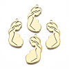 Ion Plating(IP) 201 Stainless Steel Pendants LS-STAS-N098-069LG-2