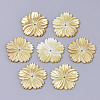 Natural Yellow Shell Beads SSHEL-T012-03-1