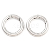 Non-Tarnish 304 Stainless Steel Spring Gate Rings STAS-Q032-1B-2