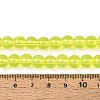 Baking Paint Glass Beads Strands DGLA-Q023-8mm-DB20-4