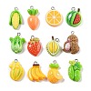 Opaque Resin Pendants RESI-S013-02M-1