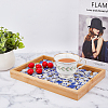 DIY Mosaic Serving Tray Home Decoration Making Kit DJEW-FG0001-35-4
