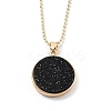 Alloy Rhinestone Pendant Necklaces NJEW-H306-A06-G-2
