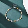 304 Stainless Steel Chain Bracelets BJEW-P376-04A-3