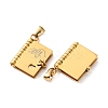 304 Stainless Steel Pendants SA-CBA694E-01G-01-2