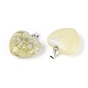 Natural Yellow Mustard Jasper Pendants G-N349-05E-P-2