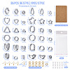 DIY Earring Making Finding Kits DIY-FW0001-22-2