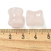 Natural Rose Quartz Ear Gauges Flesh Tunnels Plugs EJEW-P293-02C-2