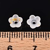 Frosted Transparent Acrylic Beads OACR-N137-72A-4