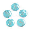 Synthetic Turquoise Charms G-L561-001S-1