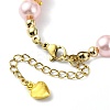 Glass Imitation Pearl Beaded Bracelets for Women BJEW-JB10034-02-4
