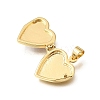 Brass & Natural Shell Locket Pendants SH-CBA7C77-05G-2