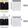 Plastic Earring Display Card CDIS-FG0001-38-2