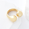 304 Stainless Steel Cuff Open Rings RY3631-8-2