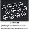 30Pcs 201 Stainless Steel Charms STAS-UN0034-41-4