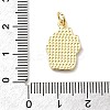 Brass Enamel Pendants KK-P338-39G-03-3