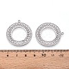 304 Stainless Steel Hollow Pendants STAS-T064-72P-3