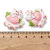 Cat Theme Opaque Resin Cabochons CRES-Z010-01D-3