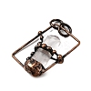 Natural Quartz Crystal Nuggets Pendants G-B149-05R-02-2