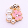 Alloy Cabochons Accessories with Enamel FIND-TAC0001-19A-1
