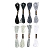 8 Skeins 8 Colors 6-Ply Polyester Embroidery Floss OCOR-CY0002-09D-1