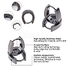 10 Pairs 304 Stainless Steel Hoop Earrings EJEW-UN0001-73-4