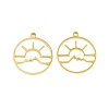 5Pcs 201 Stainless Steel Pendants LS-STAS-M056-01B-G-1