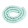 Opaque Solid Color Glass Beads Strands GLAA-N026-3x6mm-14-2