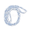 Frosted Crackle Glass Beads Strands GLAA-U001-8mm-M14-3