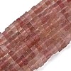 Natural Strawberry Quartz Beads Strands G-A280-C12-01-3