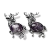 Alloy Elk Brooches JEWB-A021-02AS-04-1