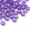 Transparent Lilac Acrylic Beads TACR-YW0001-08I-1