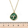 304 Stainless Steel Micro Pave Cubic Zirconia constellation Pendant Necklaces NJEW-R021-01G-01-5