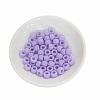 Opaque Acrylic European Large Hole Beads PL338-71-1