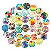 Glass Cabochons GGLA-R040-25mm-04-1