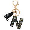1Pc Resin Letter Keychains KEYC-TADJ0001-09N-1
