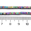 Electroplated Natural Lava Rock Beads Strands G-A256-B01-01A-4