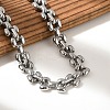 304 Stainless Steel X Link Chains Bracelets for Men & Women BJEW-D042-33P-2
