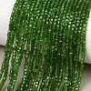 Natural Green Diopside Beads Strands G-B175-C01-2x2mm-1