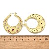 Brass Hoop Earrings EJEW-Z086-07G-5