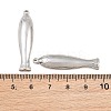 304 Stainless Steel Pendant Cabochon Settings SA-CBA3ECF-11P-3