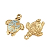 304 Stainless Steel Enamel Pendants STAS-K309-01G-01-2
