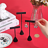 6Pcs 3 Styles T Shaped Alloy Earring Display Stand EDIS-SC0001-05-3